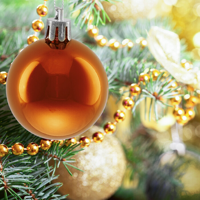 Relaxdays Set of 50 Christmas Baubles