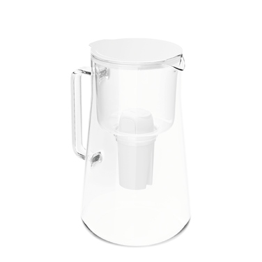 Скляний фільтр-глечик Aquafloow ClassGlass White + 11 фільтрів Class