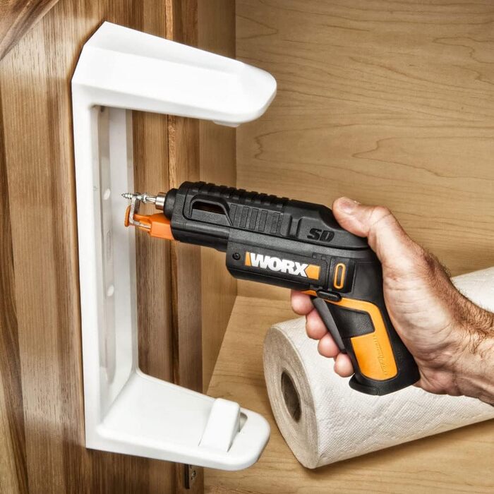 WORX WX121 акумуляторний ударний дриль-шуруповерт 12V – потужний безщітковий набір – 2-швидкісна коробка передач до 38Nm – легкий та компактний – холостий хід 0-450/0-1700 об/хв – з акумулятором, зарядним пристроєм та кейсом (з можливістю заміни патрона)