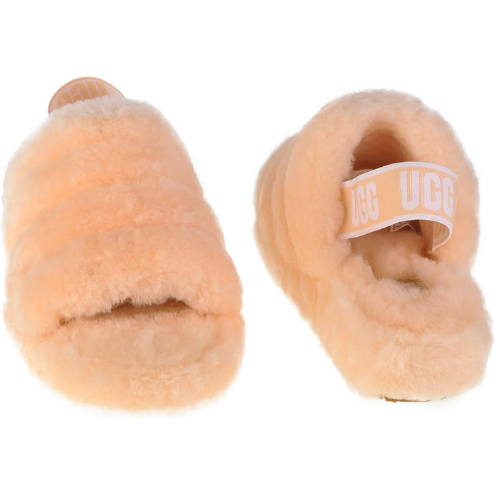 Чоботи додому UGG Fluff Yeah для жінок (41 EU, персиковий пух)