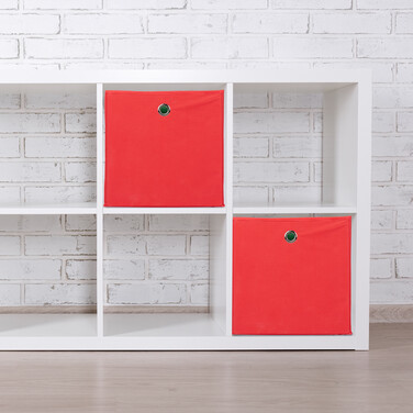 Set of 2 Fabric Storage Boxes