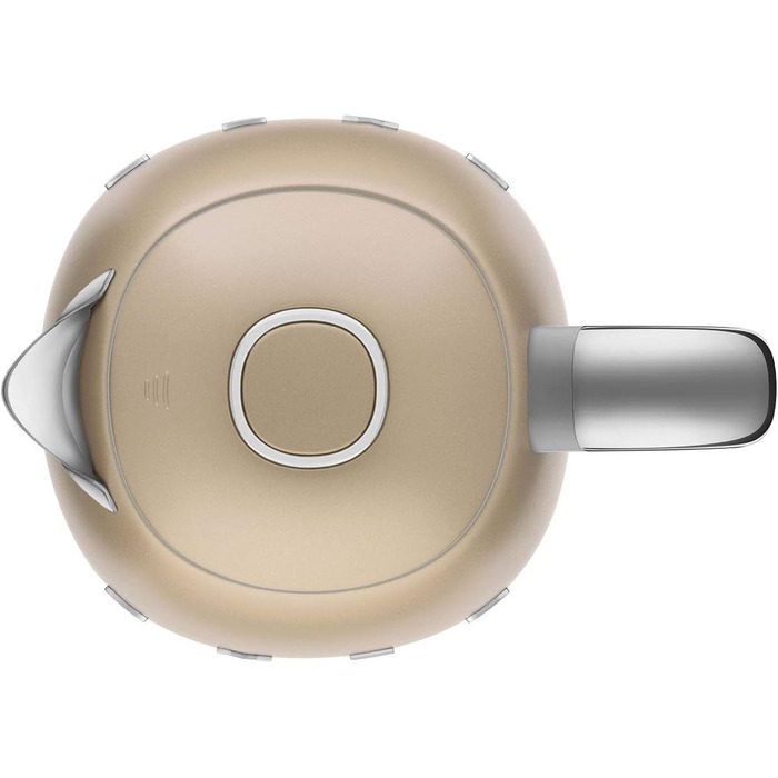 Електричний чайник Smeg KLF03PKEU 1.7L, Champagne (шампань), з нержавіючої сталі, антинакипний фільтр, автоматичне відключення