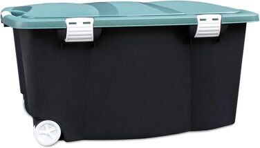 Spetebo Jumbo Allzweckbox 120 Liter with Wheels - also usable as a garden box and toy box
