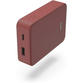 Powerbank Hama Colour 10 10000mAh: компактний акумулятор з LED-індикатором, USB-C та USB-A, для смартфонів, планшетів та Bluetooth-колонки