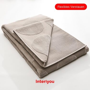 Килимок для вітальні Interiyou Cannes 120x170 см кремовий - для спальні, дитячої, їдальні. Коротке ворсування, скандинавський бохо-стиль, геометричний малюнок, високий/низький ворс