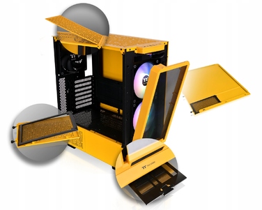 Корпус Thermaltake Ceres 350 MX Midi Tower, жовтий