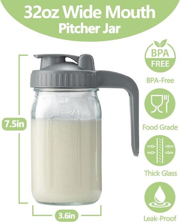 Glass jar with lid