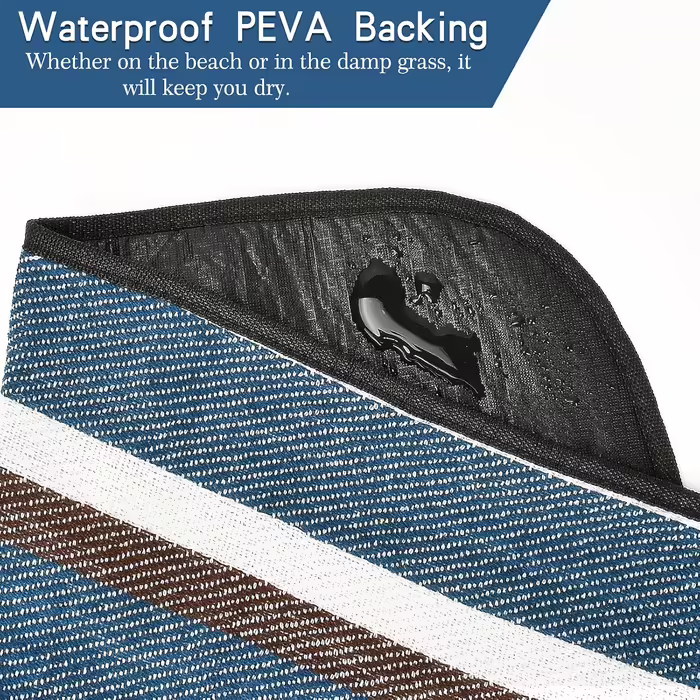 Picnic Blanket, Waterproof Picnic Blanket, XXL Picnic Blanket, Camping Blanket with Carrying Handle, Perfect for Outdoor/Camping/Picnic/Beach/Park (200 x 200 cm, C)