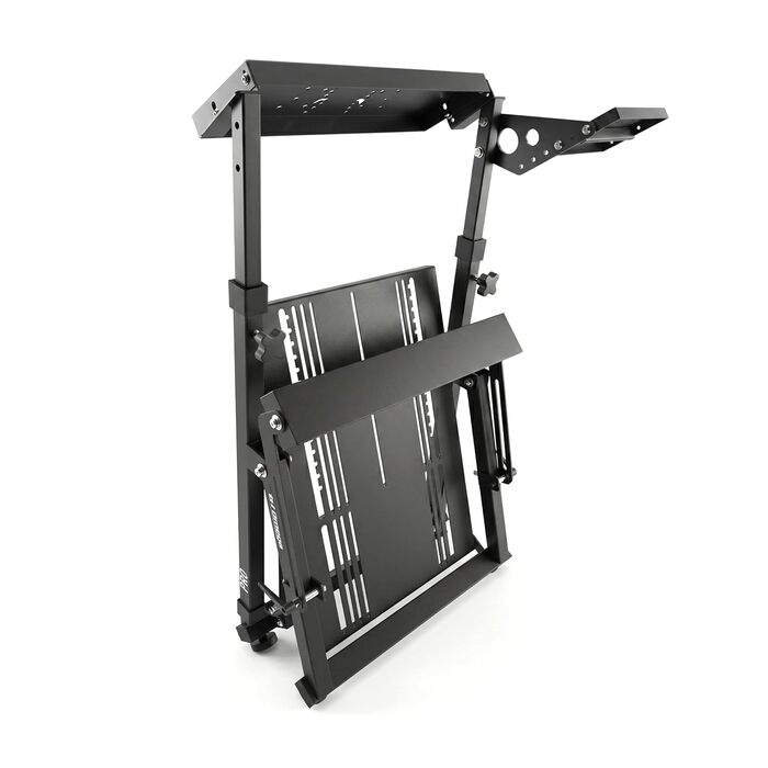 Ігровий стійка для керма GT Omega PRO Wheel Stand з посиленою педальною платформою, тримачем КПП та фіксатором крісла, складана
