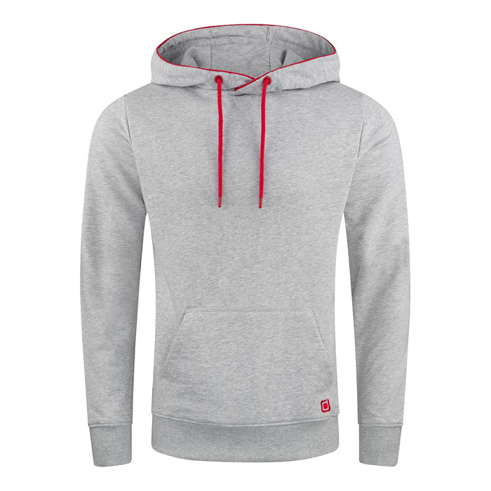 Чоловічий худі riverso RIVEnno Regular Fit з капюшоном, сірий меланж, розмір 3XL