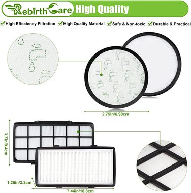 Фільтри Rebirthcare для пилососів Rowenta Silence Force Cyclonic (ZR903701, RO76xx)