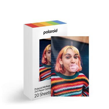 Polaroid Hi-Print 2-ге покоління: Портативний фотопринтер Bluetooth з папером (20 аркушів)