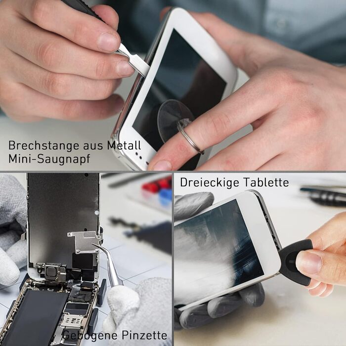 Електрична прецизійна викрутка HYCHIKA для дрібної механіки, набір 67 в 1. Інструмент для ремонту смартфонів, планшетів, консолей, камер, годинників