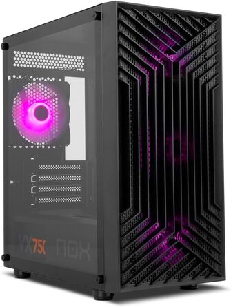 Корпус для ПК INFINITITY EPSILON: ATX, Micro ATX, USB 3.0, металева сітка, підтримка 3 вентиляторів, 4 HDD, відеокарта до 370 мм, чорний