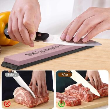 Набір точильних каменів для ножів (6 шт.) 120/240/600/1000/2000/3000 грит - професійний набір для кухні та відпочинку