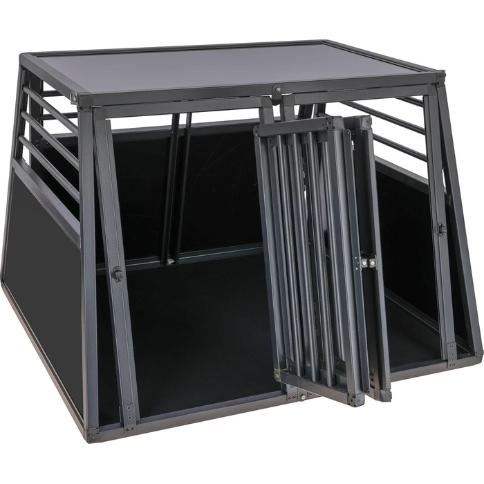 Kerbl Pet Транспортна переноска для собак Vacation, алюмінієва, з антиковзким килимком, 92x97x68 см