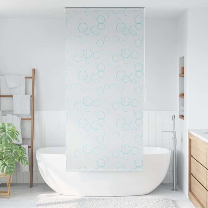 Штора для душу вінілова VidaXL, 80 x 240 см