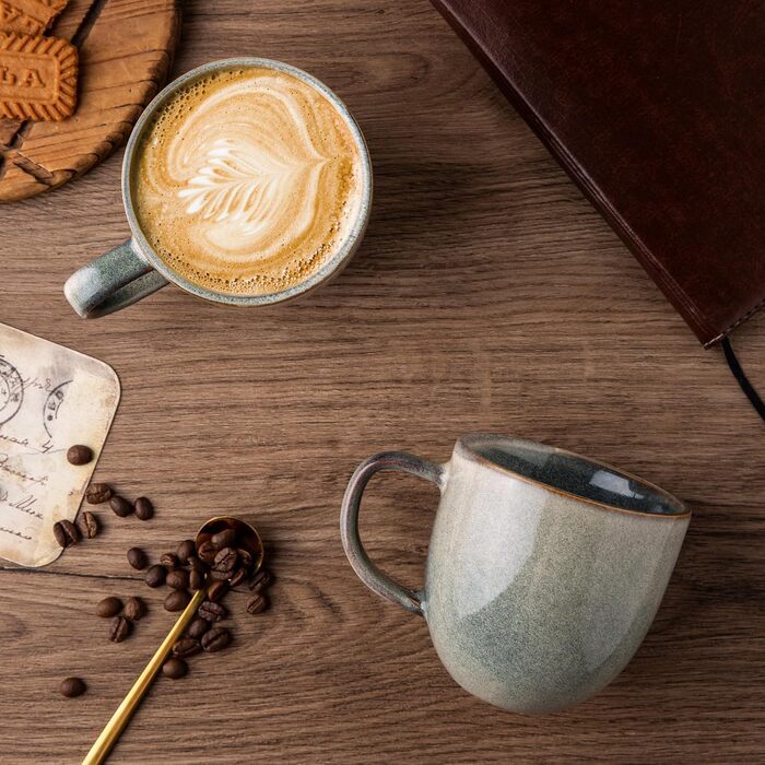 Набір глибоких тарілок GBhome з каменю (22см, 6 шт.) - для супу, пасти, страв