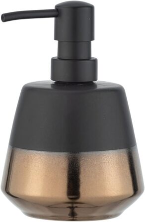 Дозатор для мила WENKO Brandol, керамічний, 450 мл, чорний/мідний