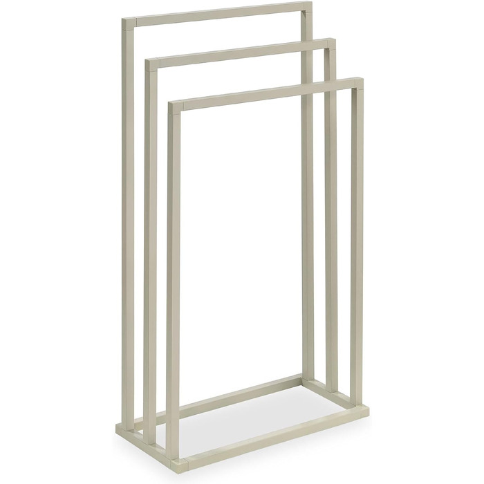 Підставка для рушників KUNO, лакована, металева, з 3-ма перекладинами (Бежевий)