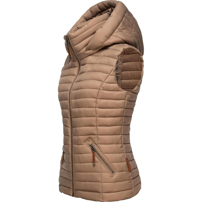 Жіноча перехідна куртка Navahoo Shadaa з відстібаною капюшоном, легка степна жилетка, XS-3XL, Taupe Grey