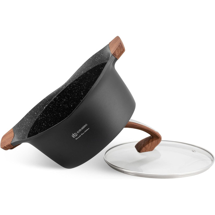 Набір каструль та сковорідок Edenberg EB-9184: 15 предметів з антипригарним покриттям, індукційні | Набір посуду, каструлі, сковороди