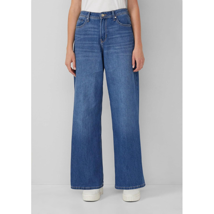 Джинси s.Oliver Suri Regular Fit High Rise Wide Leg сині (48)