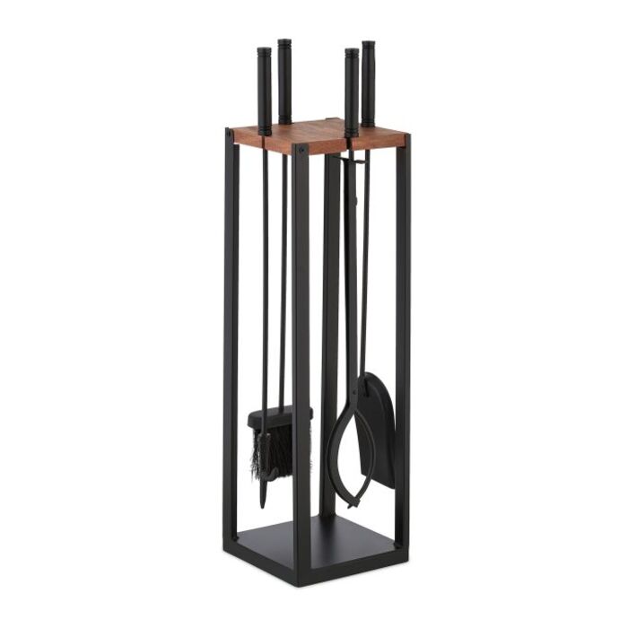 Relaxdays 5-Piece Fireplace Set