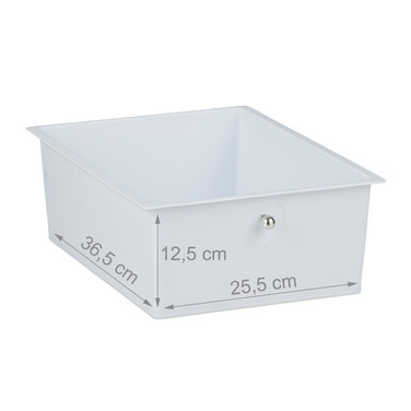 Relaxdays Rolling Cart with 4 Drawers