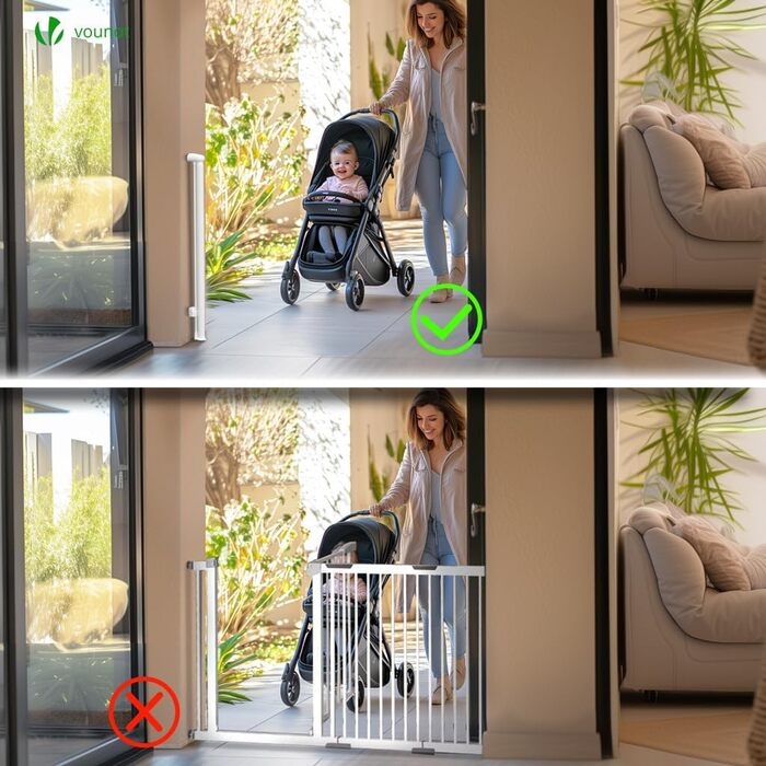 Захист для сходів Vounot: розтягувана сітка-захист для дітей, котів та собак (0-180 см)