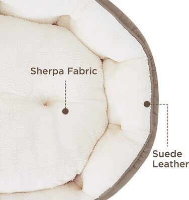 Ліжко для котів BEDSURE - зручне та миюче ліжечко для котів та маленьких собак, 63x53x20 см