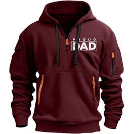 Світшот чоловічий з капюшоном на змійці, вінтажний, базовий, великий, 3XL, з кількома кишенями