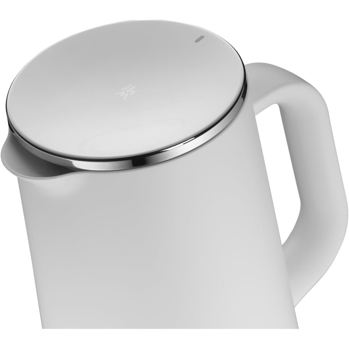 WMF Impulse Thermoskanne 1l, Insulated Carafe for Coffee or Tea, Twist-Lock Closure, Keeps Drinks Cold and Warm for 24h, Thermos for Coffee or Tea, White, Stainless Steel, Plastic