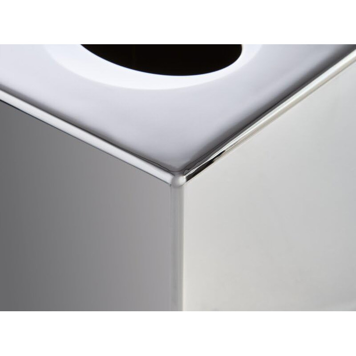 Кришка для серветок Corby прямокутної форми (Devon / TBC0002) хром (срібло, куб)