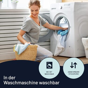 Електрична ковдра Imetec Scaldasonno Adapto для односпального ліжка 150x80 см, 100% вовна та мериносова вовна, Made in Italy, регулювання температури, антиковзаюча тканина