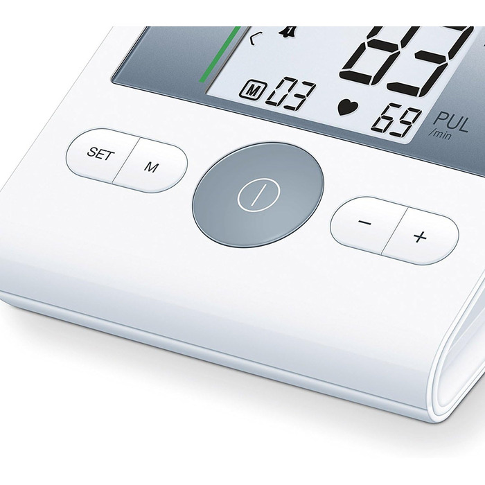 Тонометр Sanitas SBM 22 на плече з контролем положення манжети та кольоровою оцінкою результатів вимірювання, без HealthCoach App / Web / PC