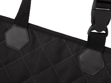 Автоматик для собак та котів: килимок на заднє сидіння авто 133 x 45 см (Чорний Оксфорд)