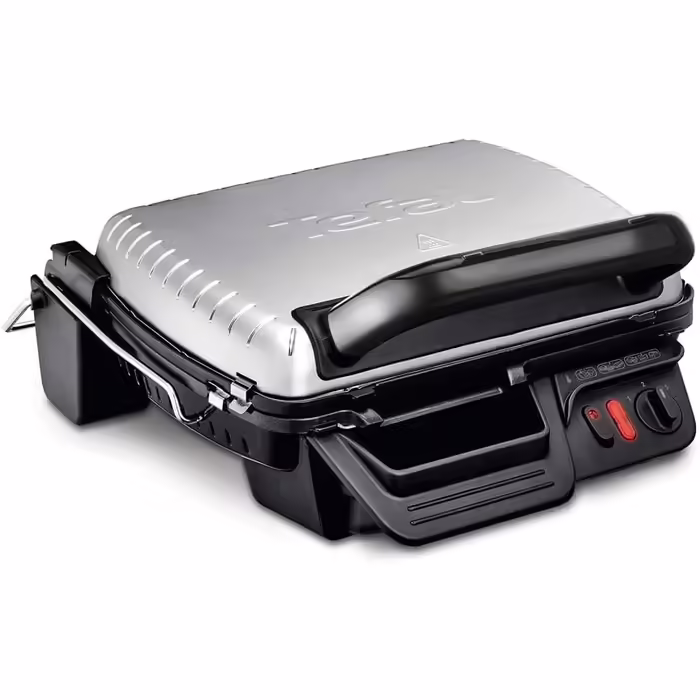 Tefal GC3060 3-in-1 Contact Grill | with Gratinating Function | doubles as a table grill/BBQ when opened | Sandwich, Steak, Panini | adjustable thermostat | non-stick coating | Grey Single with Gratinating Function