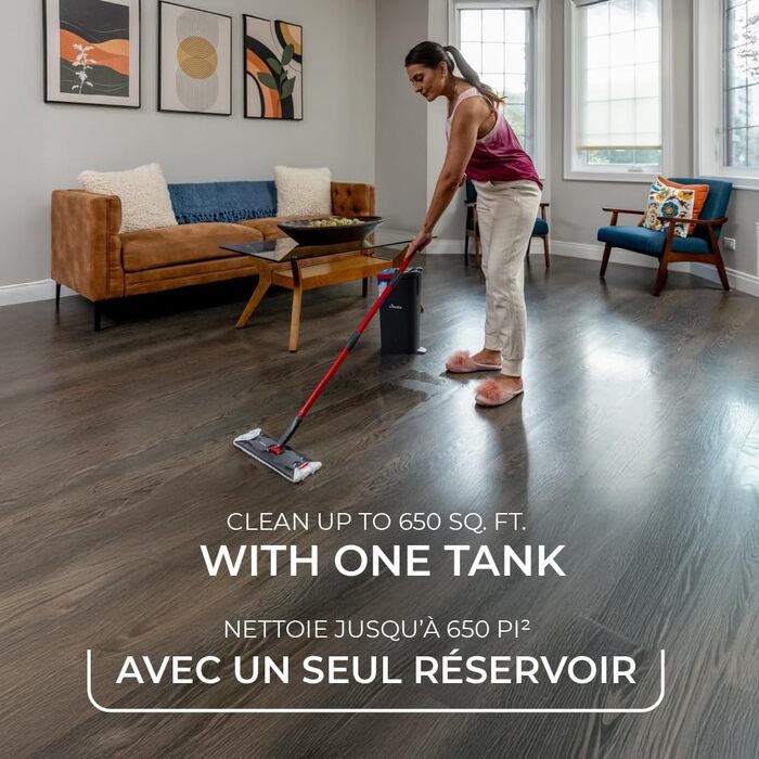 Набір для миття підлоги Vileda H2prO Flaches з відром, мікрофібра, безпечний для будь-яких поверхонь