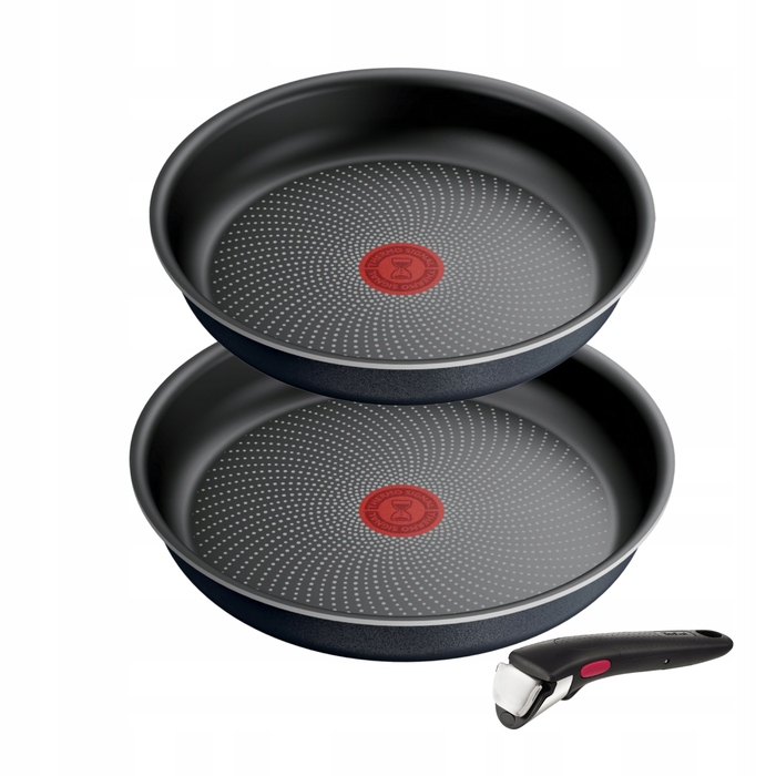 Набір сковорідок Tefal Ingenio So'Light (24/28 см), антипригарне покриття, 3 предмети