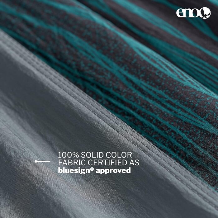 Гамак подвійний ENO DoubleNest Print Berge Zum Meer, сірий - для кемпінгу, 1-2 особи