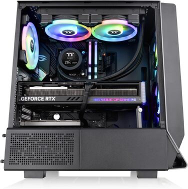Корпус Thermaltake Ceres 300 TG ARGB Snow Mid-Tower ATX/E-ATX, білий, з 3-ма ARGB вентиляторами 140мм та загартованим склом