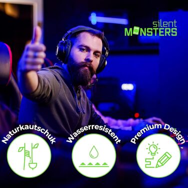 Ігровий килимок для миші Silent Monsters XXL 900x400 мм з принтом «Стародавня карта світу», прошиті краї, протиковзний геймерський коврик для офісу та дому