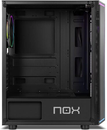 Корпус для ПК INFINITITY GAMMA: ATX, Micro ATX, USB 3.0, металева сітка, підтримка 3 вентиляторів, 4 HDD, відеокарта до 370 мм, чорний
