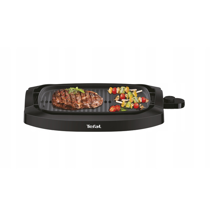 Електричний контактний гриль Tefal CB6A0830, чорний, 2000 Вт
