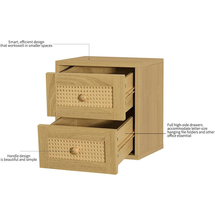 Magic DIY Cube Storage Organizer, Stackable Cubes for Home, Books, Clothes, Toys, Modular Storage System, Closet Organizer, Bookshelf, Closet (French (Yellow Oak, Rattan Drawer Cubes))