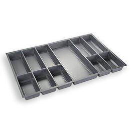 Органайзер для столових приборів Orga-Box сріблясто-сірий для шухляди 80 см (473,5 x 694 мм) Nobilia, Besteckkasten III