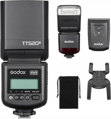 Похильна спалах-відбивач Godox TT520 III, GN33, 8 рівнів потужності, режими S1/S2