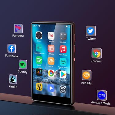 MP3 плеєр SWOFY 80GB з Bluetooth та WiFi, 4.0