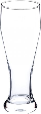 Набір келихів для пшеничного пива Van Well 0,5 л, прозорі, 6 шт. — Склянки для білого пива, підходять для гастрономії та барів, стійкі до миття в посудомийній машині